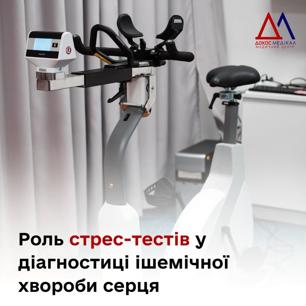Роль стрес-тестів у діагностиці ішемічної хвороби серця