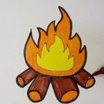 Як намалювати вогонь простим олівцем або фарбами
