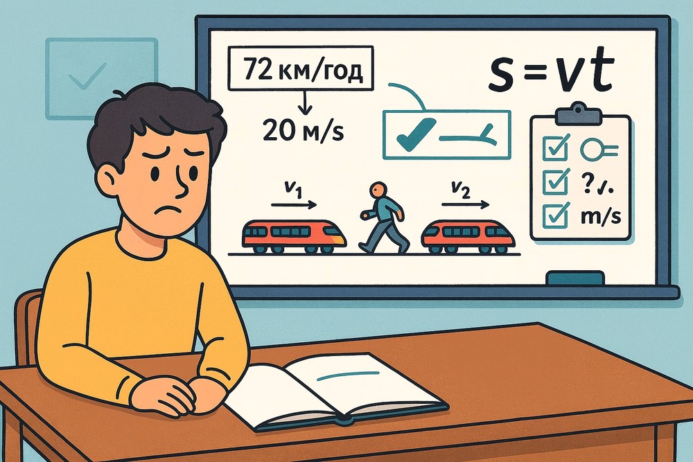 Чому не виходить розв’язати задачу на рух – 3 помилки, які забирають твої бали