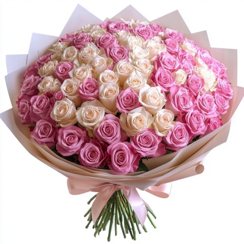 Букет 101 троянда на День Народження