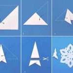 Покрокова інструкція виготовлення сніжинок з паперу та готові шаблони